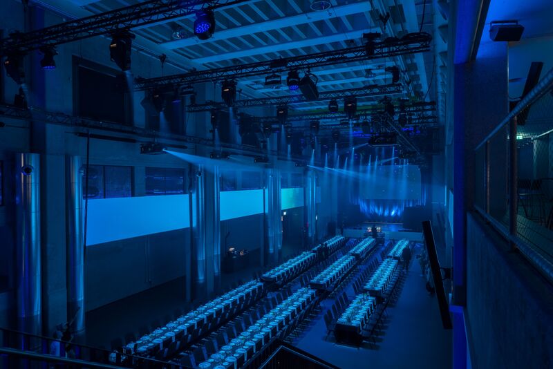 JED Eventhalle Galadinner in der atemberaubenden Eventhalle